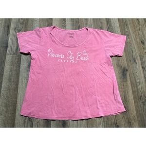 Southern Spirit Panama City Beach T-Shirt Womens Large Pink Adult Souvenir